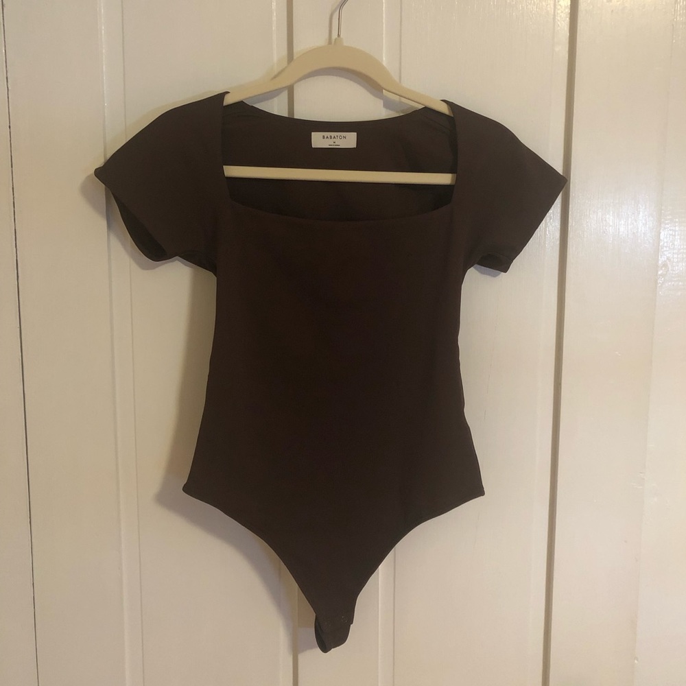 Aritzia Contour Straight Neck Bodysuit (new without tags)